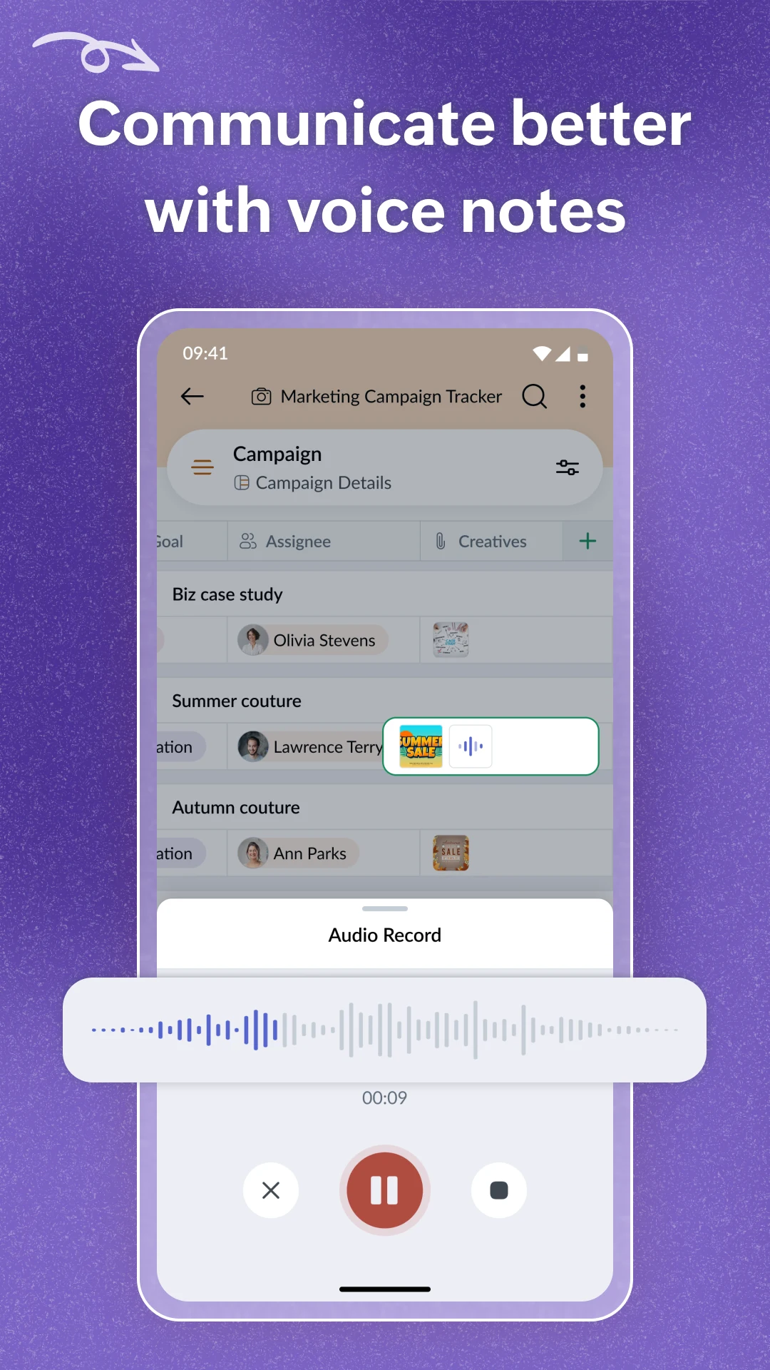 Zoho Tables - Plan & Track screenshot